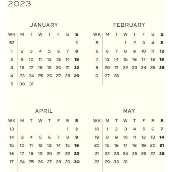 LEUCHTTURM1917 Weekly Planner Notebook Softcover Medium A5 2023 Anthracite Gray - Picture 3 of 6